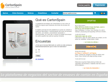 Tablet Screenshot of cartonspain.com